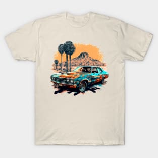 70s Desert Muscle Car T-Shirt